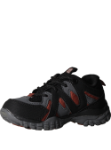 Zapatilla urbana negra casual para niño, ideal para actividades diarias y exploración al aire libre.