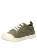 Zapatillas verdes para niño, estilo casual, ideales para actividades al aire libre.