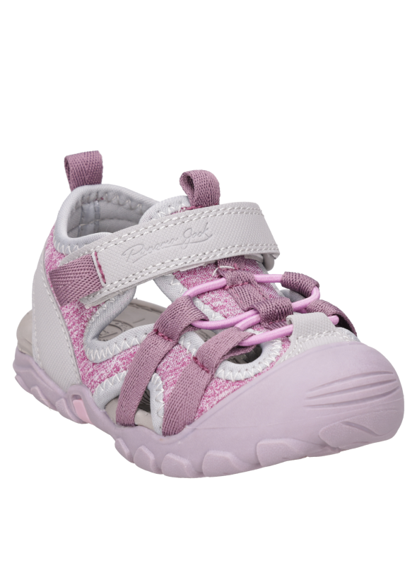 Calzado ergonómico en color rosado, perfecto para días soleados.