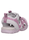 Sandalias rosadas para niña, estilo casual, ideales para actividades al aire libre.