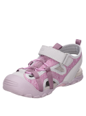 Sandalia rosa casual para niña, ideal para actividades al aire libre, diseño cómodo y funcional.