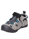 Sandalias para niño en color gris, estilo casual, adecuadas para actividades recreativas.