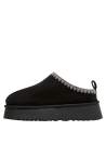 Pantufla negra para mujer, diseño versátil estilo casual, ideal para uso diario y comodidad.