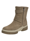 Botas taupe de cuero para mujer, estilo casual, ideales para actividades diarias.