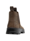 Botines de cuero café para mujer, con diseño funcional y cómodo para el día a día.