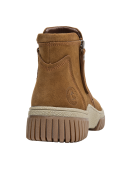 Botín camel para mujer, diseño casual, perfecto para paseos urbanos y comodidad.