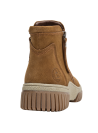 Botín camel para mujer, diseño casual, perfecto para paseos urbanos y comodidad.