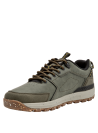 Zapatilla verde para hombre, estilo outdoor, ideal para actividades al aire libre.
