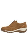caminata casual zapato mujer camel cuero 5 cm taco plano estilo versátil