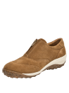 caminata casual zapato mujer camel cuero 5 cm taco plano estilo versátil