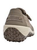 Calzado de cuero taupe para mujer, estilo casual, perfecto para salidas diarias.