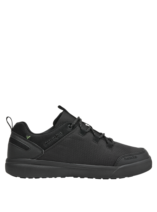 Zapatillas de estilo natural para hombre en color negro, recomendadas para caminatas y aventuras diarias.