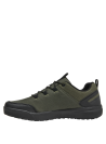 Zapatillas Panama Jack verdes para hombre, con puntera redonda, ideales para aventuras al aire libre.