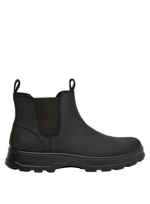 Botines Panama Jack negros, diseño cómodo para actividades al aire libre, combinables con jeans o chinos.