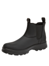 Botines hombre negros de cuero, estilo outdoor, ideales para caminatas urbanas y aventuras al aire libre.