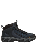 Botín azul para hombre, con punta redonda y ajuste perfecto, ideal para un look casual y aventurero.
