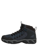 Calzado outdoor azul para hombre, confeccionado en material sintético, cómodo para el uso diario.