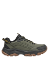 Zapatillas sintéticas verdes para hombre, con punta redonda, ideales para escapadas al sol.