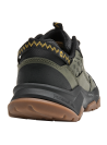 Calzado robusto en verde para hombre, con detalles en negro y amarillo, perfecto para explorar.