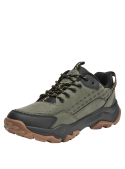 Zapatillas verdes para hombre, estilo outdoor, material sintético, ideales para actividades al aire libre.