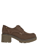 mujer zapatos elegantes color moro con taco de 5.5 cm perfectos para un look casual