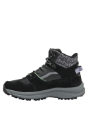 Calzado outdoor negro para mujer, combina confort y funcionalidad en cada paso.