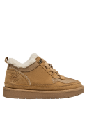 Zapatillas mujer camel estilo casual para actividades al aire libre, material sintético.