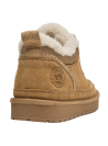 Zapatillas mujer camel estilo casual para actividades al aire libre, material sintético.