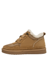Zapatillas mujer camel estilo casual para actividades al aire libre, material sintético.