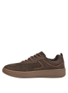 Zapatillas de cuero en color moro, cómodas y funcionales para hombres activos.