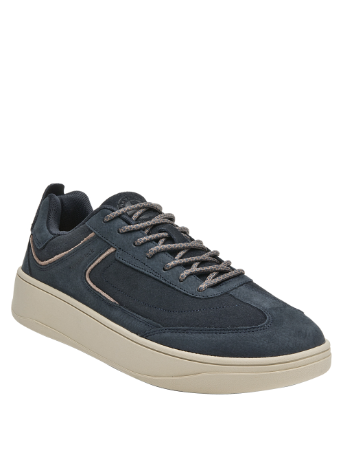 Zapatillas de cuero azul para hombre, perfectas para el uso diario y aventuras.