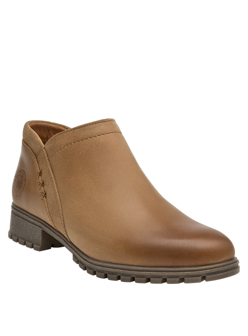 Botín camel para mujer, estilo vestir, adecuado para aventuras diarias con autenticidad.