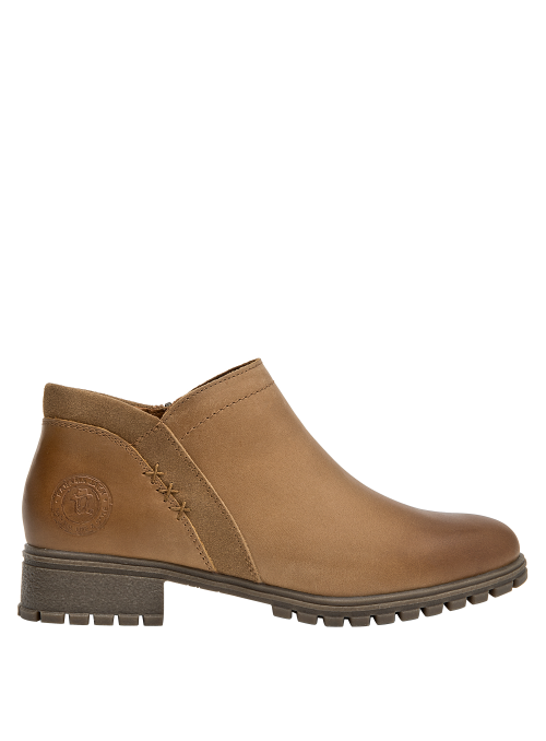Botín camel para mujer, estilo vestir, adecuado para aventuras diarias con autenticidad.