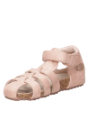 Calzado casual rosado de niña, material sintético, para actividades diarias.