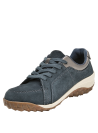 Zapatos Panama Jack mujer azul cuero estilo casual para actividades diarias.