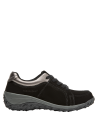 Zapato negro para mujer, estilo casual, cómodo para aventuras diarias en la ciudad.