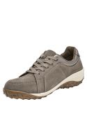 Zapato mujer taupe cuero casual, ideal para actividades al aire libre.