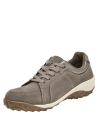 Zapato mujer taupe cuero casual, ideal para actividades al aire libre.