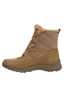 Calzado casual camel para mujer, forro interno de chiporro, recomendado para días fríos.