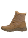 Calzado casual camel para mujer, forro interno de chiporro, recomendado para días fríos.