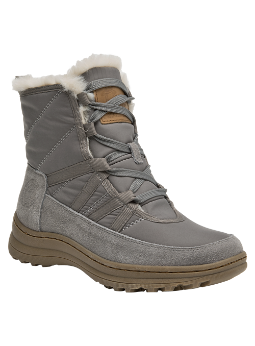Botín gris de Panama Jack, estilo casual, apto para entornos urbanos y aventuras.