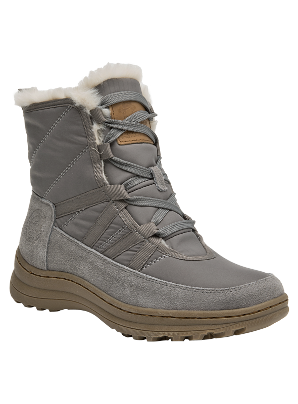 Botín gris de Panama Jack, estilo casual, apto para entornos urbanos y aventuras.