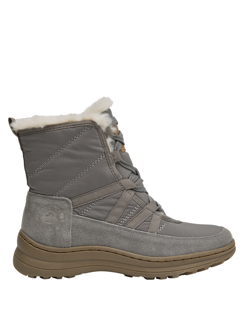 Botín gris de Panama Jack, estilo casual, apto para entornos urbanos y aventuras.