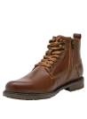 botín de cuero café para hombre, estilo outdoor, ideal para aventuras