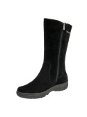Botas Panama Jack mujer cuero negro estilo casual, ideales para actividades urbanas y de campo.