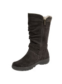 Botas mujer color moro de cuero estilo casual para actividades al aire libre.