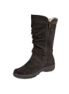 Botas mujer color moro de cuero estilo casual para actividades al aire libre.