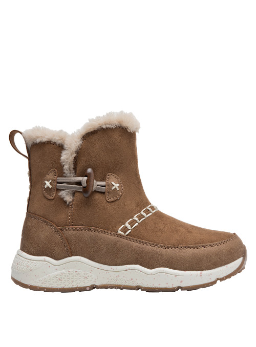 Botas de niña en color camel, diseño funcional, recomendadas para días fríos.