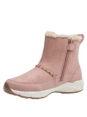 Bota rosada casual para niña, ideal para explorar al aire libre, con diseño funcional y detalles encantadores.