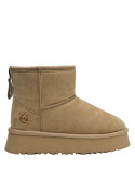 Pantuflas camel para mujer, diseño acogedor, perfectas para un ambiente cómodo y relajado.